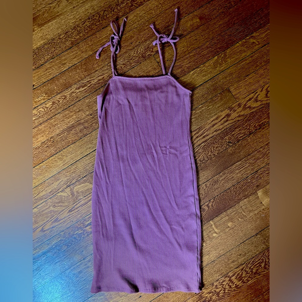 Wild fable bodycon dress with tie straps